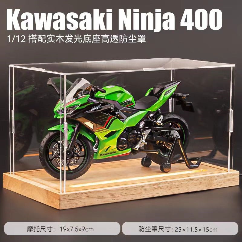 1/12 Scale Ninja 400 Motorcycle Model Alloy – Ninja Sport Bike Toy Super Bike Collectibles Gifts