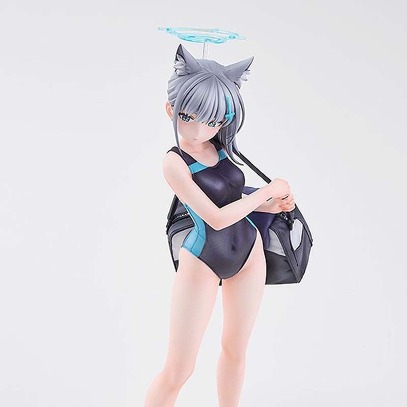 Blue Archive – Sand Wolf White Crossbody Bag with Swimwear Figurine 24CM