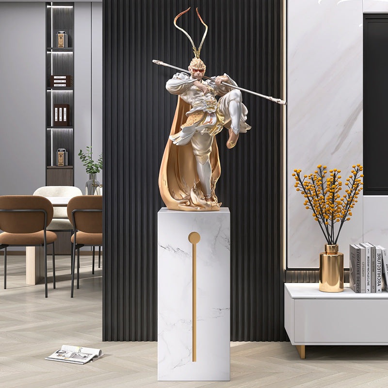 Sun Wukong Collectible Figure 170CM Game Sun Wukong Statue Black Myth fiberglass Material