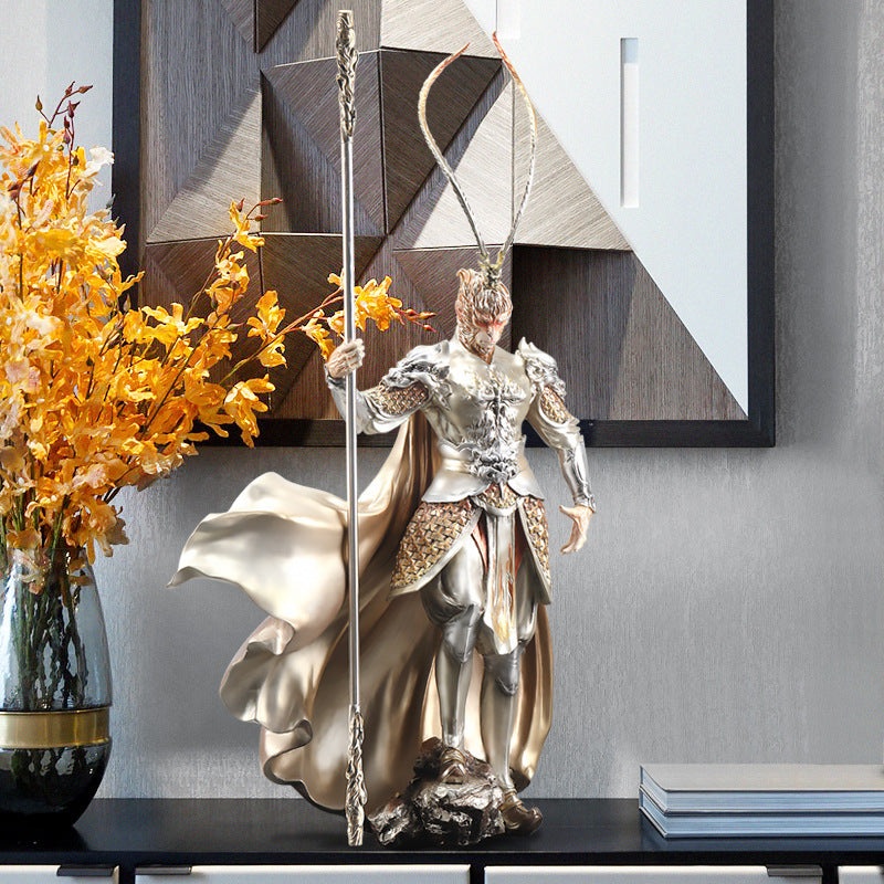 Sun Wukong Collectible Figure 40CM Game Sun Wukong Statue Black Myth fiberglass Material