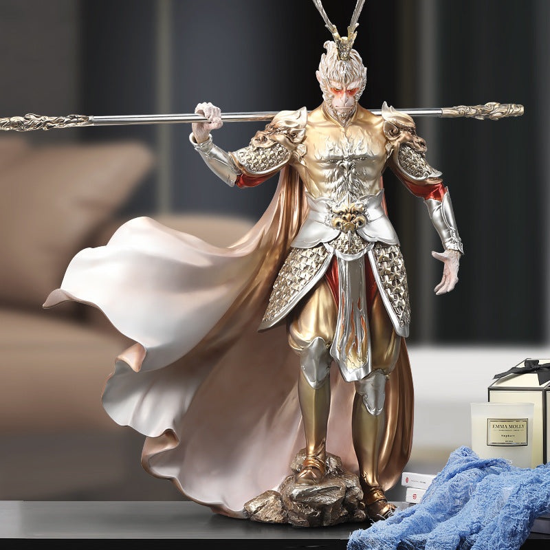Sun Wukong Collectible Figure 90CM Game Sun Wukong Statue Black Myth fiberglass Material