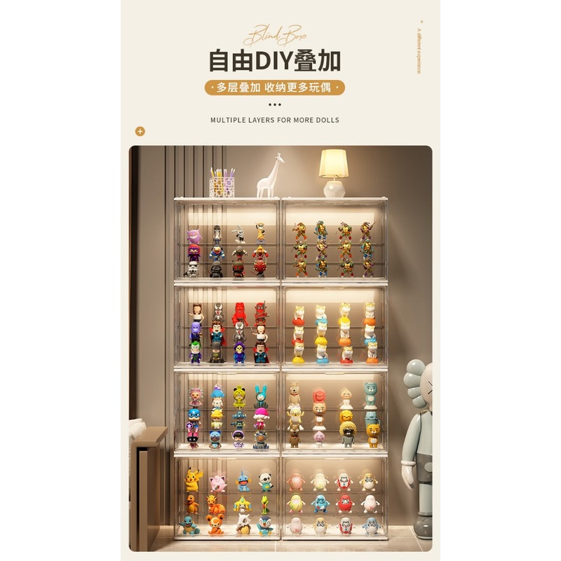 Blind box storage display rack
