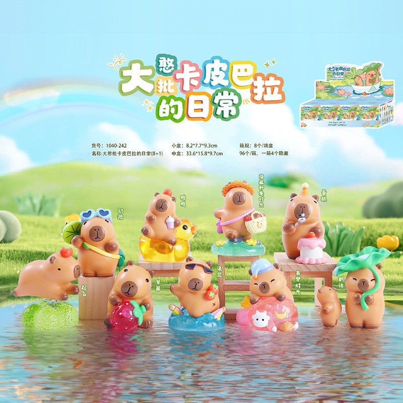 The Daily Life Of DAHANPI Capibala Blind Box Toys Figure