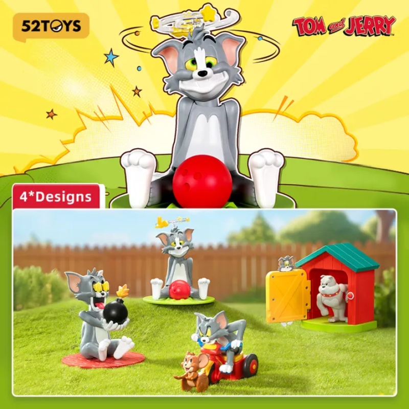 52TOYS TOM And JERRY Unlucky TOM Cat And Mouse Blind Box 52TOYS  TOM