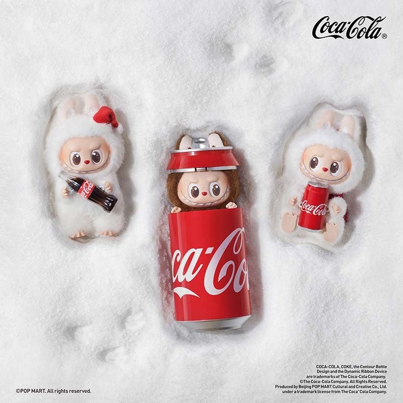 Original Ready Stock Popmart Labubu v3 Coca Cola  Labubu V3