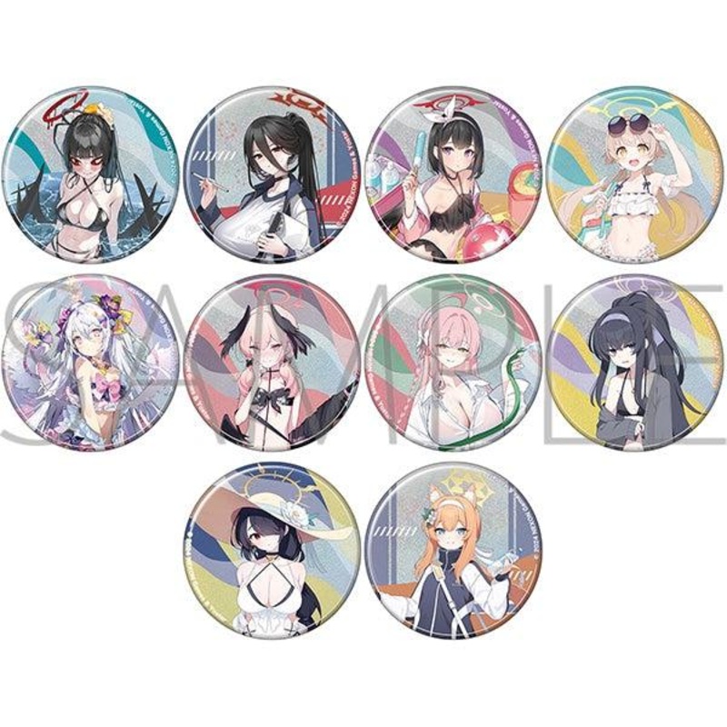 Blue Archive Random Character Can Badge