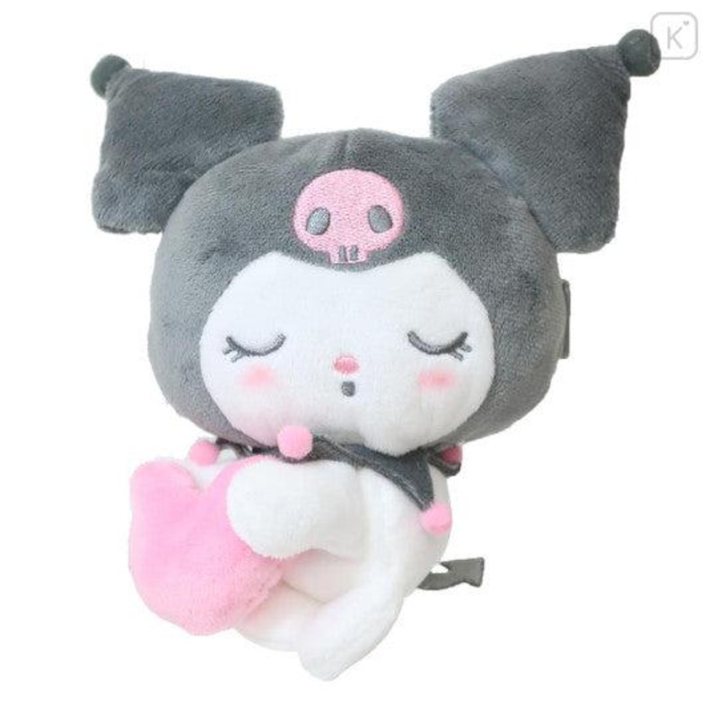Sanrio Japan Plush Pouch & Bag Decoration Kuromi