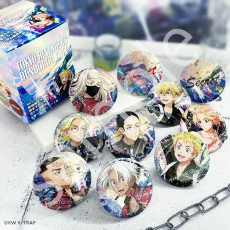 Tokyo Revengers x Stationery Cafe Haru Shigure motif Can badges