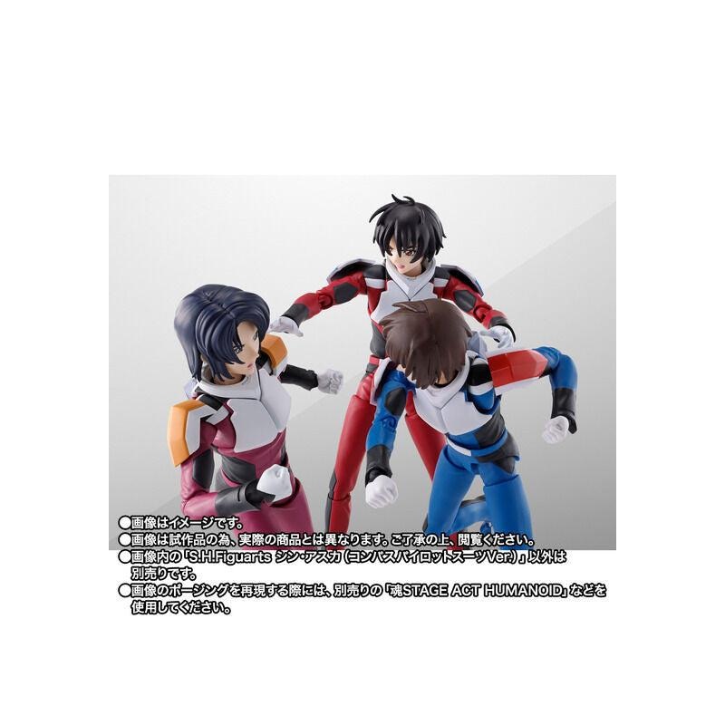 BANDAI Tamashii SHINN ASUKA (Compass Pilot Suit Ver.) “GUNDAM”, TAMASHII NATIONS S.H.Figuarts [preorder]