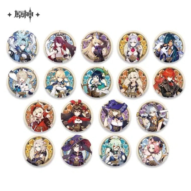[Preorder] Genshin Impact Mondstadt Character Badge