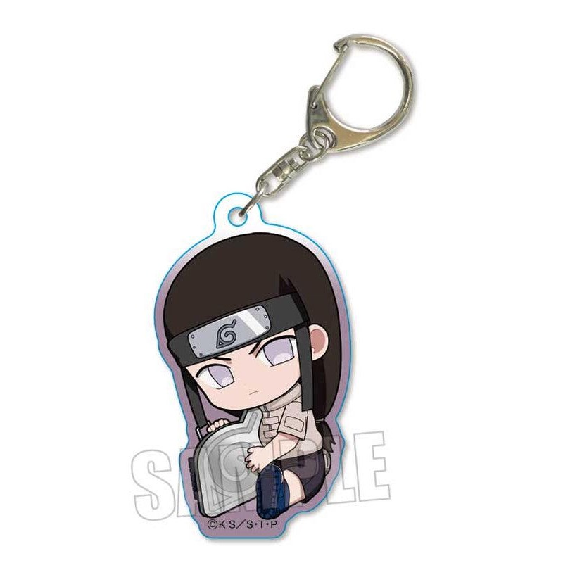 NARUTO Bell House GyuGyutto Acrylic Key Chain Hyuga Neji