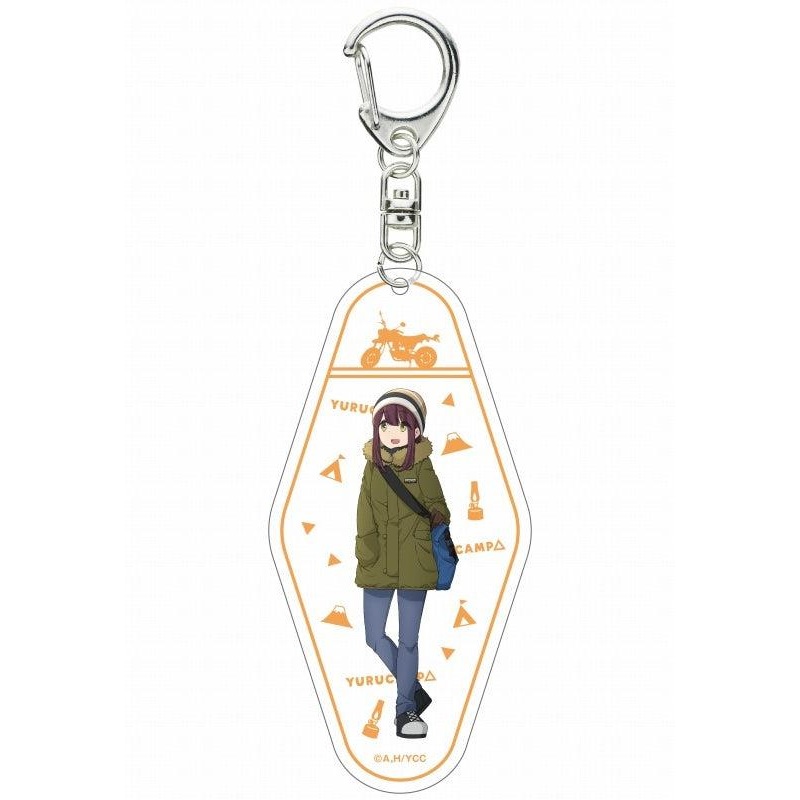 Yurucamp ACROSS Nakayoshi Camp Motel Key Chain Ayano