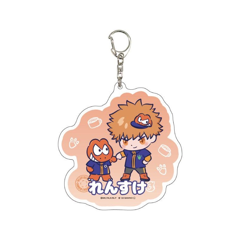 Blue Lock x Sanrio Characters A3 Deka Acrylic Key Chain 03 Kunigami Rensuke x We Are Dinosaurs! (Mini Character Illustration)