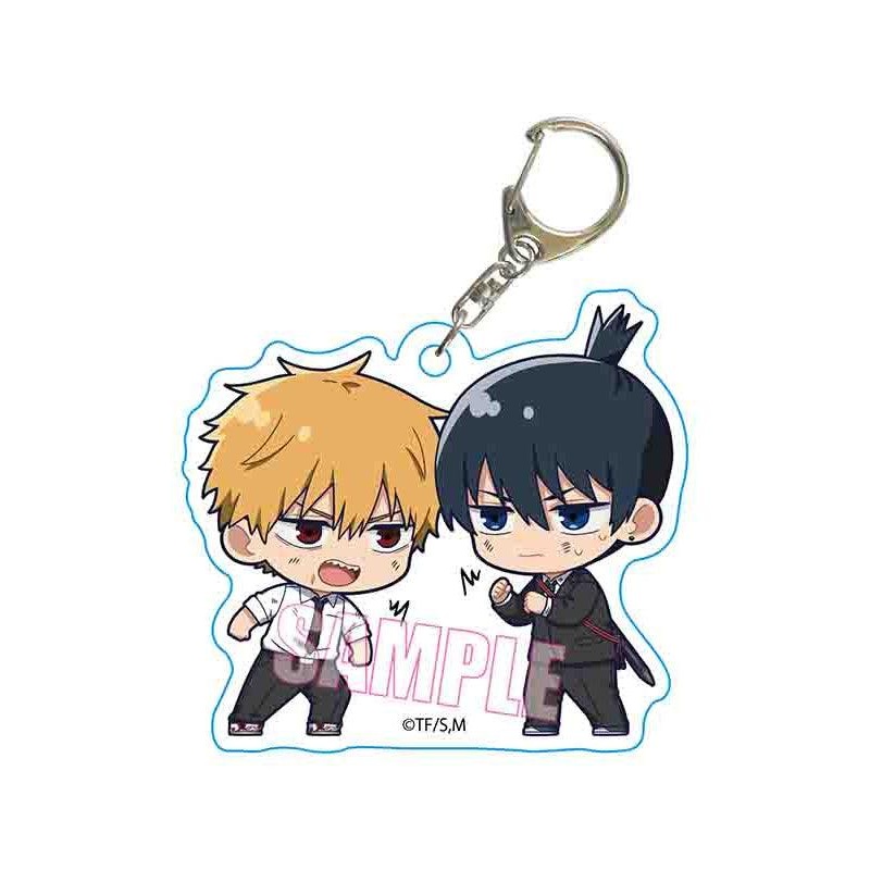Chainsaw Man Petit Memo! Acrylic Key Chain Denji & Hayakawa Aki