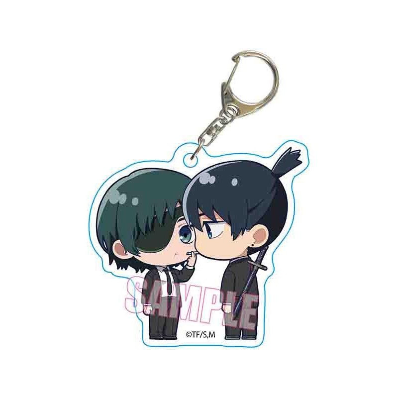 Chainsaw Man Petit Memo! Acrylic Key Chain Himeno & Hayakawa Aki