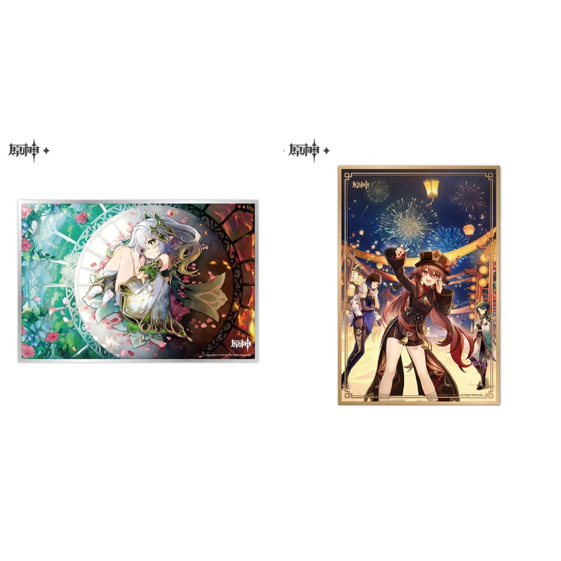 [Preorder] Genshin Impact Theme Acrylic Shikishi Art Card