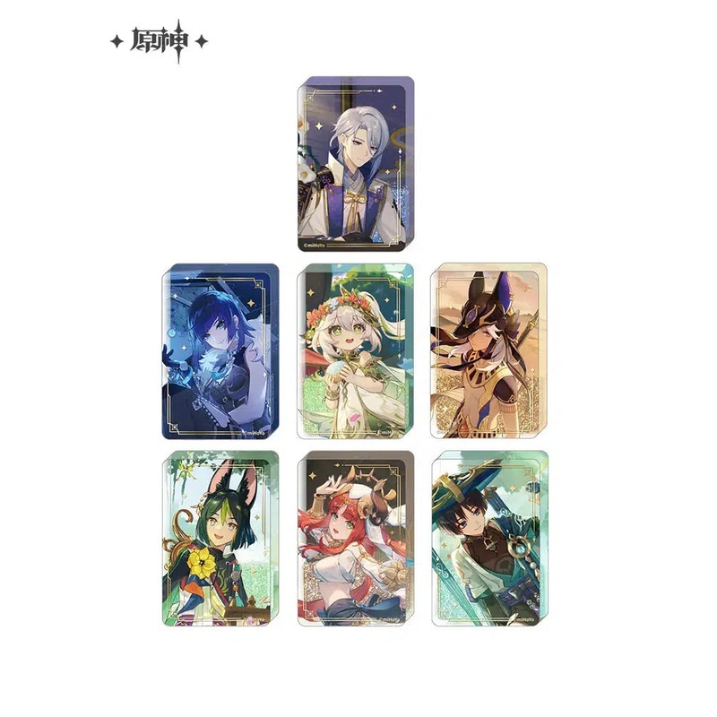 [Preorder/some arrived] Genshin Impact Character Acrylic Quicksand Block 1.0