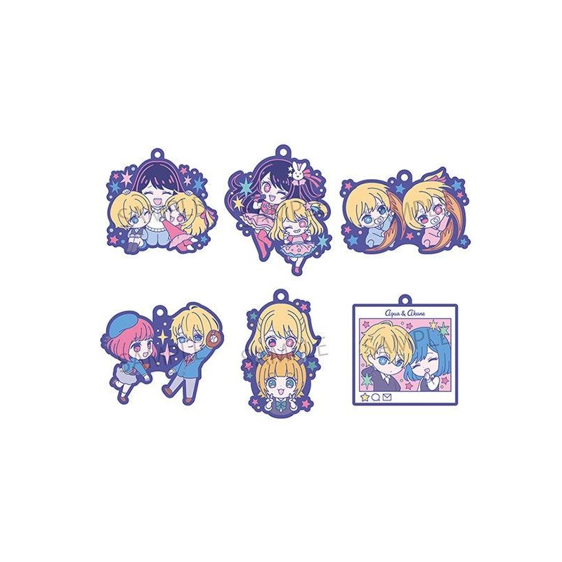 Oshi no ko MEGAHOUSE Rubber Mascot Buddycoll (Box of 6)
