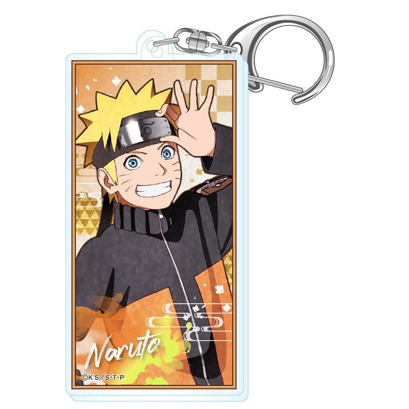 NARUTO -Shippuden- Twinkle Vintage Series Acrylic Banner Key Chain Uzumaki Naruto