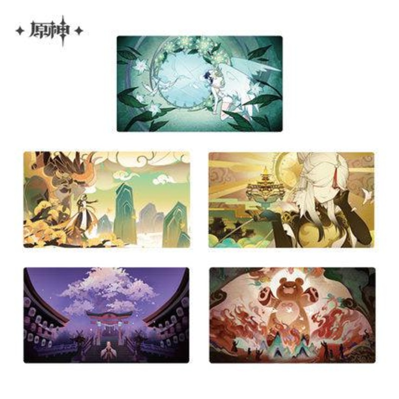 [Preorder] Genshin Impact Glimpse of Earth Series Lenticular 3D Postcard