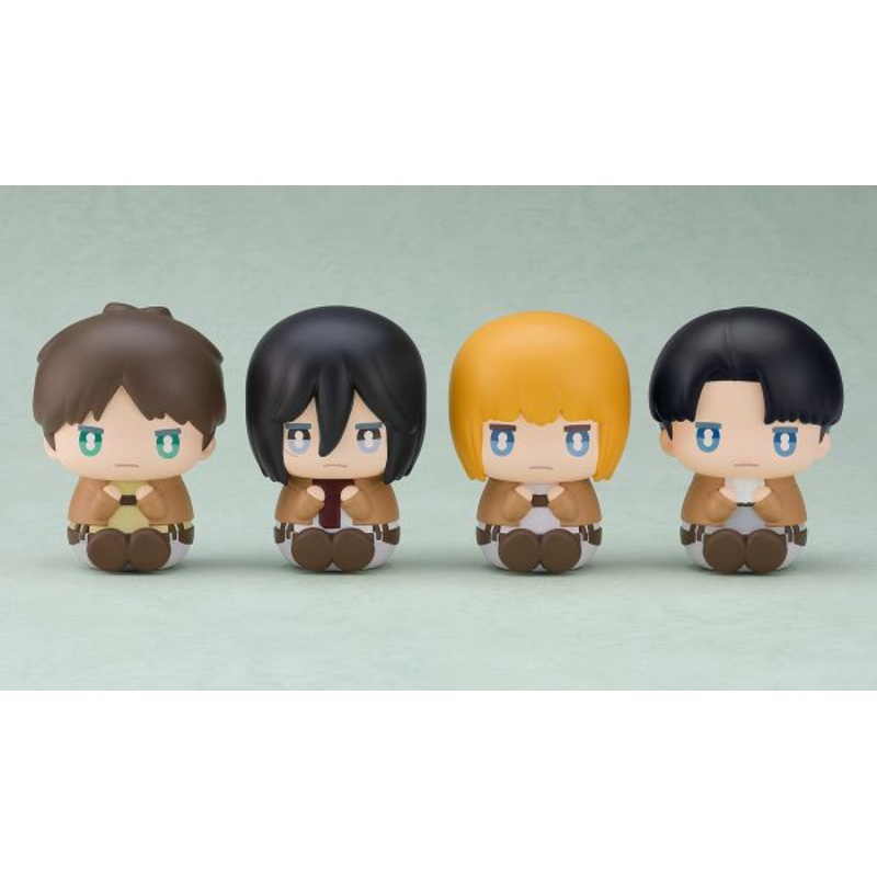 Attack on Titan Marshmalloid Levi  Marshmalloid Eren Yeager, Marshmalloid Armin Arlelt, Marshmalloid Mikasa Ackerman  [preorder]