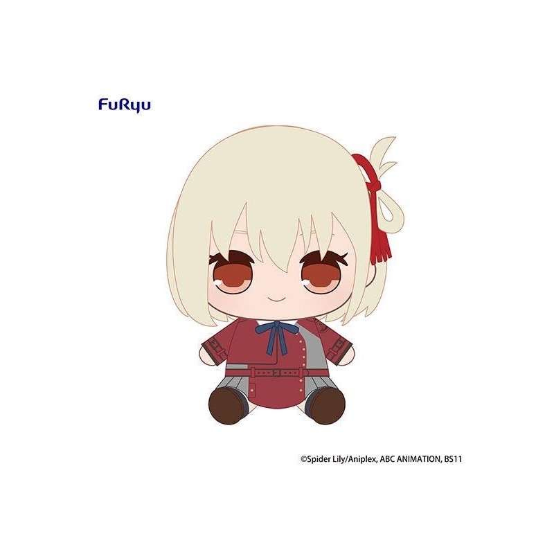 Lycoris Recoil FuRyu KYURUMARU Big Plush Toy Chisato Nishikigi