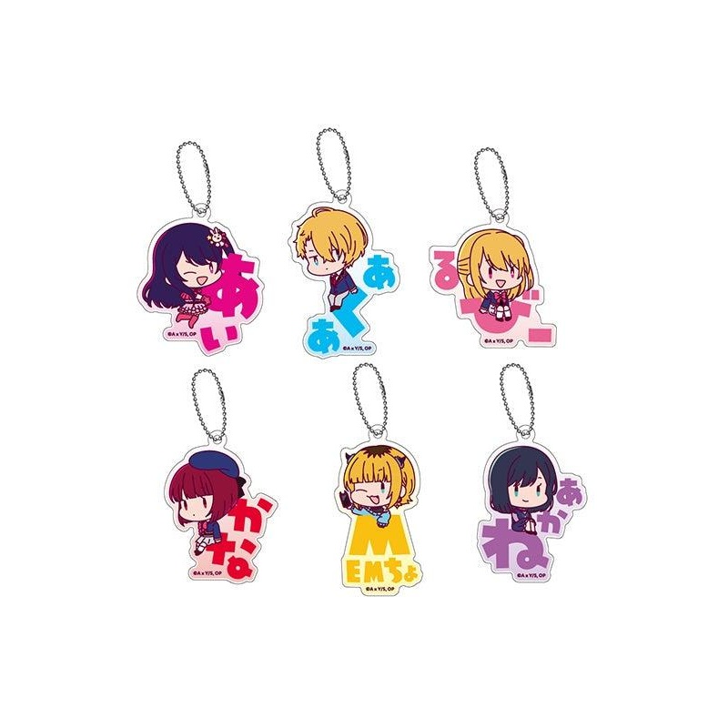 Oshi no Ko XEBEC Onamae Pitanko Acrylic Key Chain(1 Random)