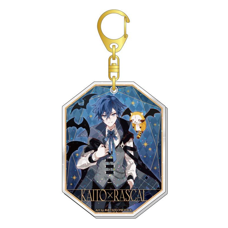 Hatsune Miku x Rascal the Raccoon Caravan 2023 Lame Acrylic Key Chain KAITO
