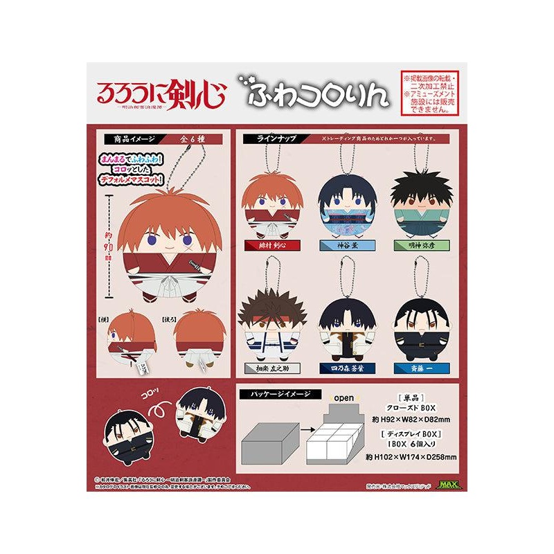 Rurouni Kenshin: Meiji Swordsman Romantic Story Max Limited KS-01 Fuwakororin (1 Random)