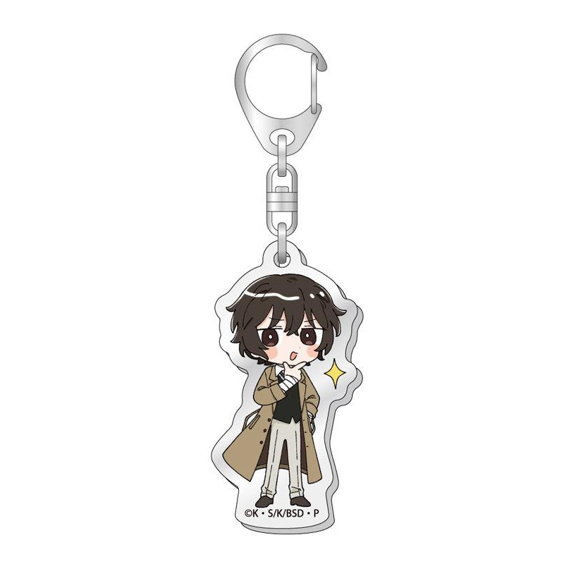 Bungo Stray Dogs Caravan Acrylic Key Chain Dazai Osamu Warudakumi