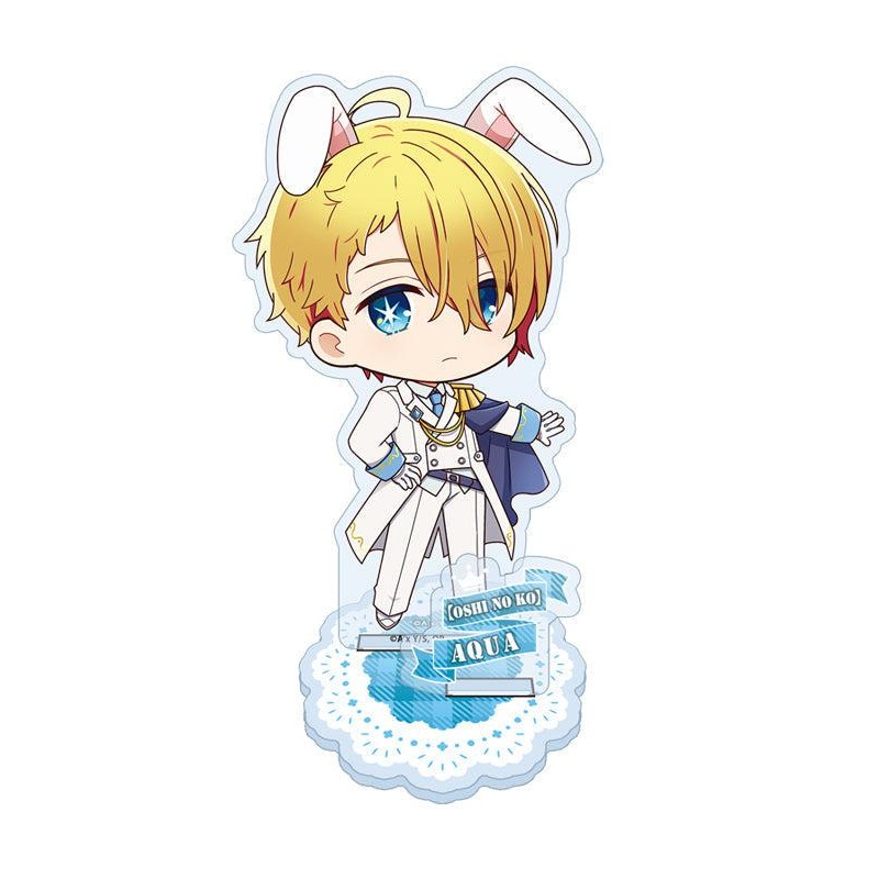 Oshi no Ko Seasonal-Plants Puchichoko Acrylic Stand Aqua White Dress