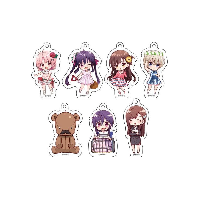 School-Live! Medicos Entertainment Deformed Acrylic Key Chain Collection(1 Random)