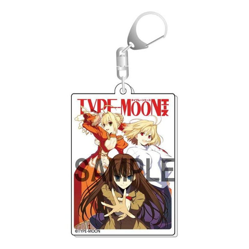 TYPE-MOON Ace KADOKAWA Cover Illustration Acrylic Key Chain Nero & Arcueid & Aoko