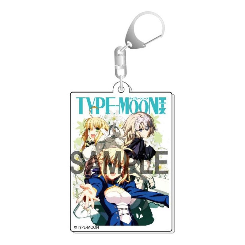 TYPE-MOON Ace KADOKAWA Cover Illustration Acrylic Key Chain Nero & Jeanne & Altria
