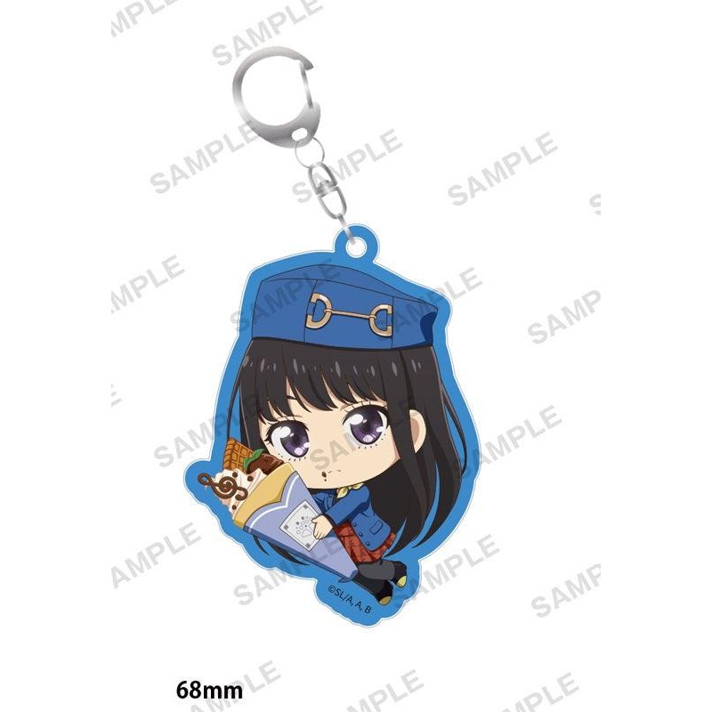 Lycoris Recoil Bushiroad Creative Mugyu Mini Acrylic Key Chain Chisato & Takina’s Autumn Sky Show Window Inoue Takina