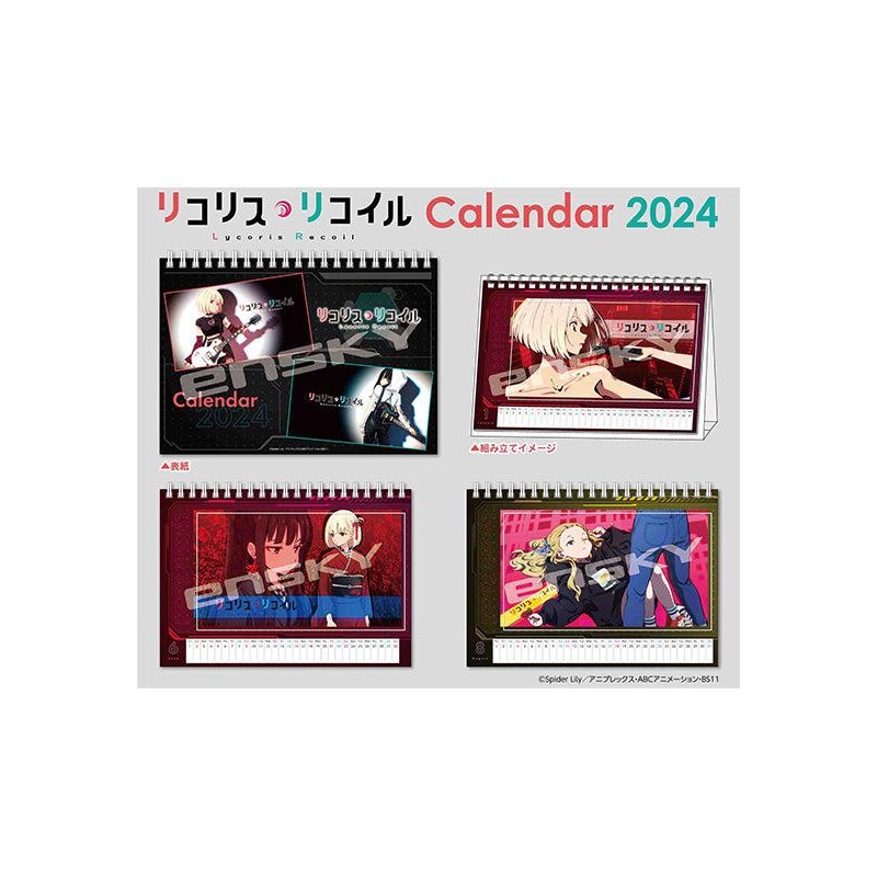Lycoris Recoil Ensky CL-129 2024 Desktop Calendar