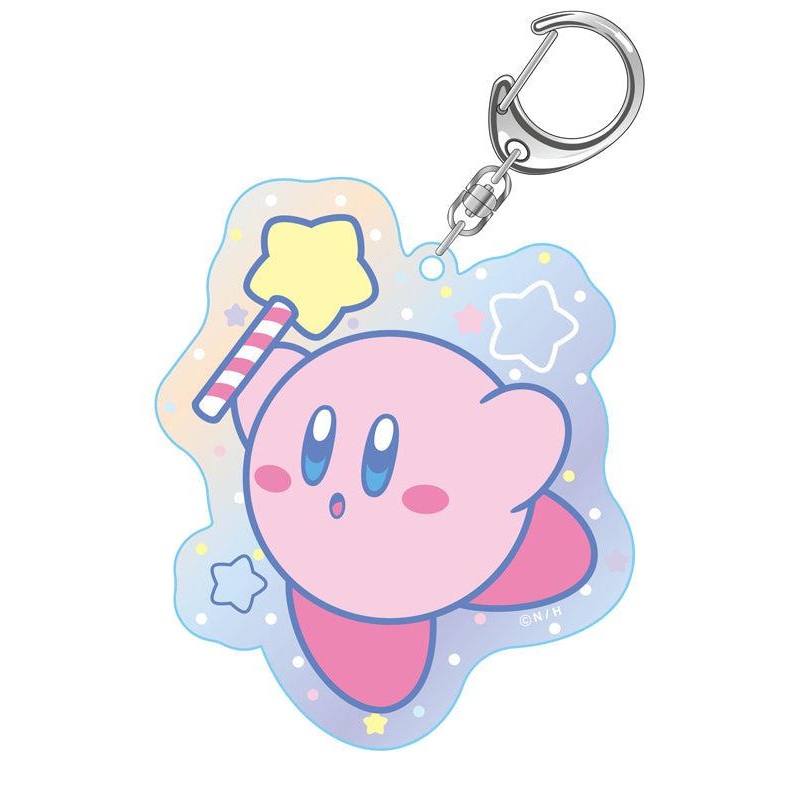 Kirby’s Dream Land Twinkle Aurora Acrylic Key Chain C Kirby, Star Rod
