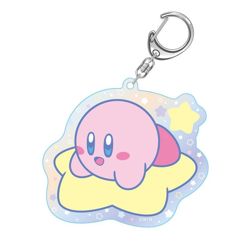 Kirby’s Dream Land Twinkle Aurora Acrylic Key Chain E Kirby, Warp Star