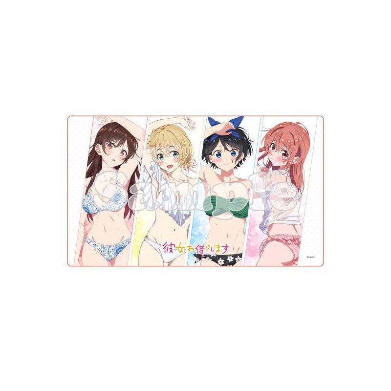 Rent-A-Girlfriend Season 3 Matsumoto Shoji Original Illustration Rubber Mat Swimsuit Ver.