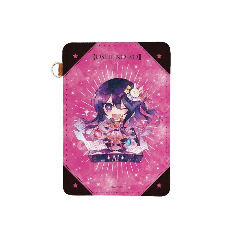 Oshi no Ko CS.FRONT Chara Deru Art Leather Pass Case 01 Ai