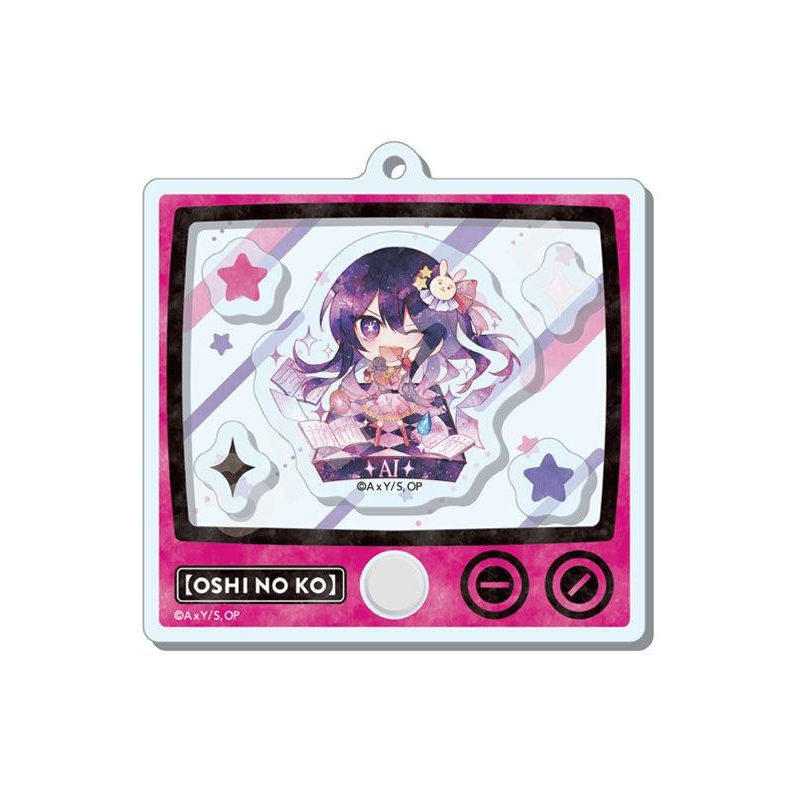 Oshi no Ko CS.FRONT Chara Deru Art Shakashaka Acrylic Key Chain 01 Ai