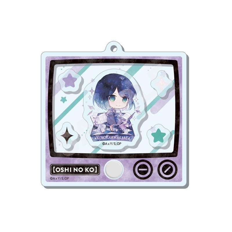 Oshi no Ko CS.FRONT Chara Deru Art Shakashaka Acrylic Key Chain 06 Kurokawa Akane