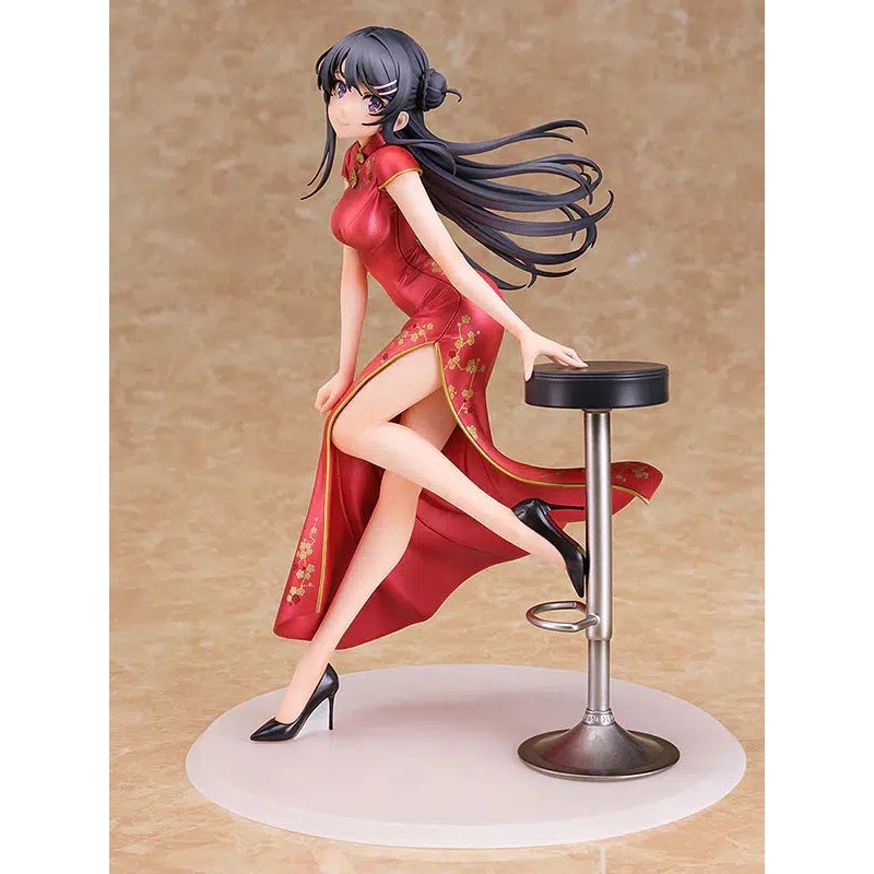 [In stock] Rascal Does Not Dream of Bunny Girl Senpai WING Mai Sakurajima: Chinese Dress Ver. 1/7 Scale Figure