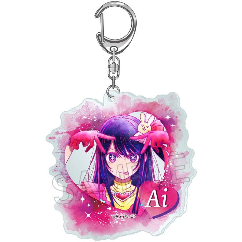 Oshi no Ko Twinkle Wet Color Series Acrylic Key Chain Ai