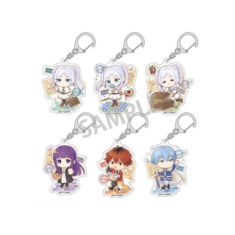 Frieren: Beyond Journey’s End KAMIO JAPAN Trading Acrylic Key Chain Charattotabi (1 Random)