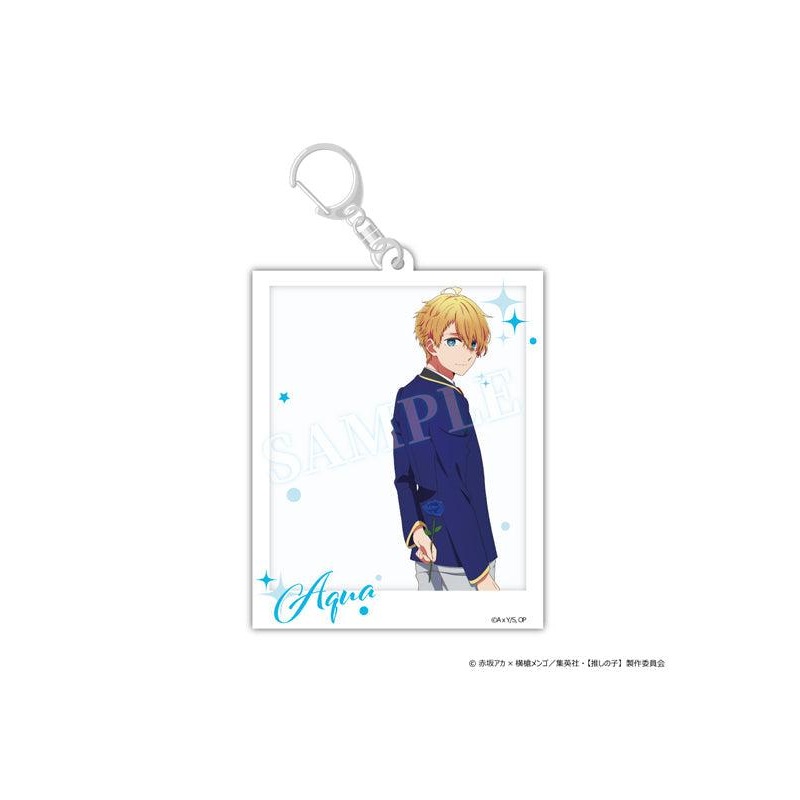 Oshi no Ko Hagoromo Original Illustration Acrylic Key Chain Aqua