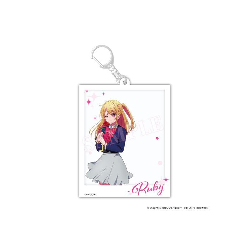 Oshi no Ko Hagoromo Original Illustration Acrylic Key Chain Ruby