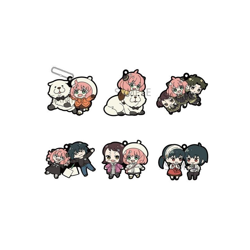 SPY  FAMILY MEGAHOUSE Rubber Mascot Buddycolle vol.2 (1-6pc)