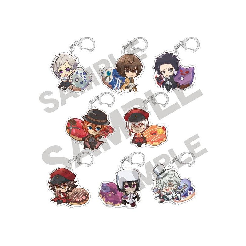 Bungo Stray Dogs Crux Trading Acrylic Key Chain Chara Peko Donut (1 Random)