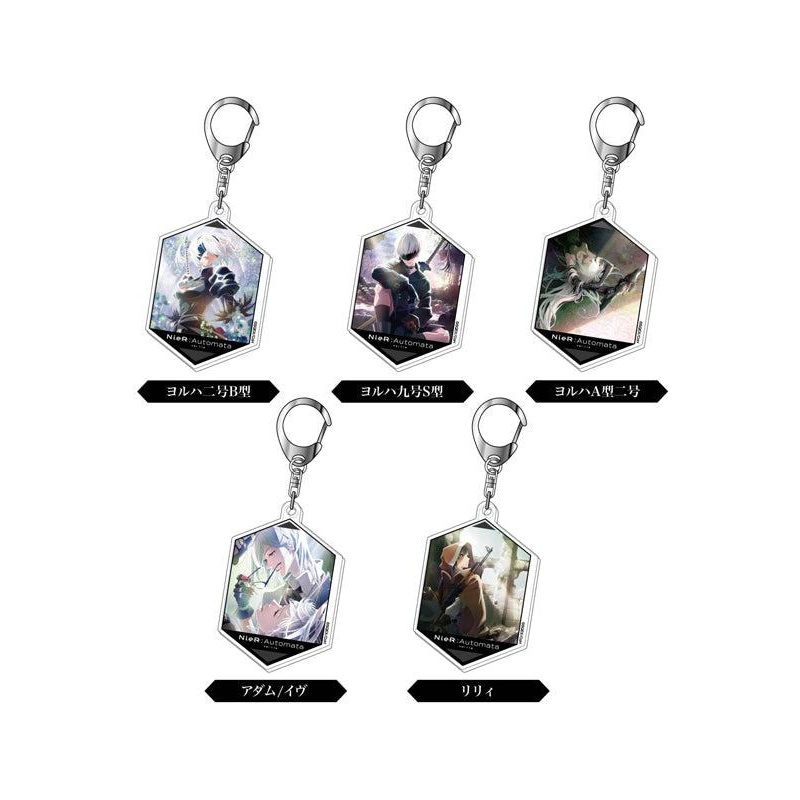 NieR:Automata Ver1.1a Bandai Acrylic Key Chain (1-5 Selection)